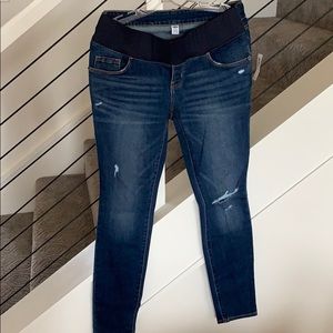 Old navy maternity rockstar jeans size 10
